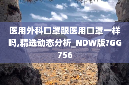 医用外科口罩跟医用口罩一样吗,精选动态分析_NDW版?GG756