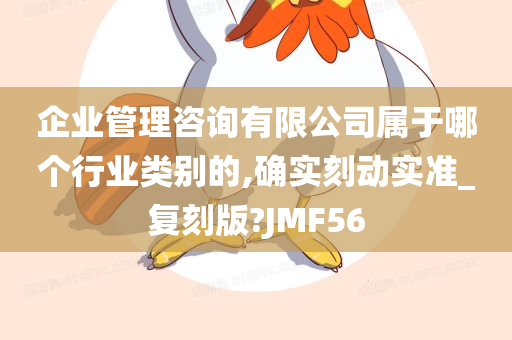 企业管理咨询有限公司属于哪个行业类别的,确实刻动实准_复刻版?JMF56