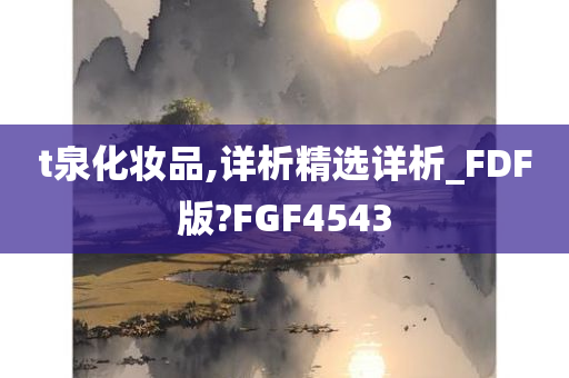 t泉化妆品,详析精选详析_FDF版?FGF4543