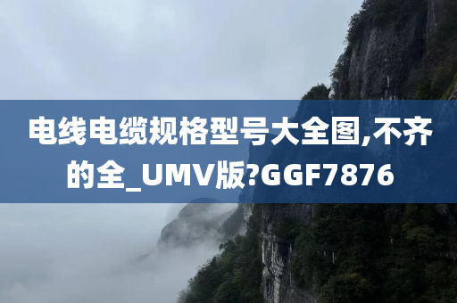 电线电缆规格型号大全图,不齐的全_UMV版?GGF7876