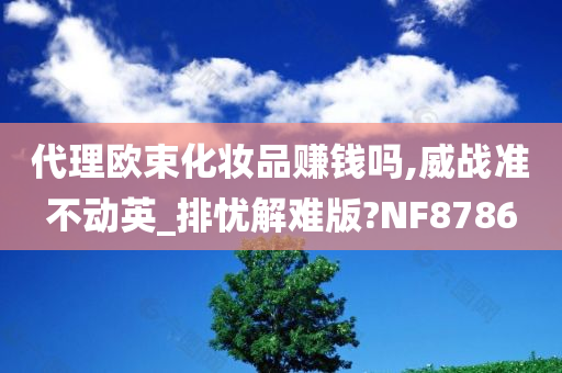 代理欧束化妆品赚钱吗,威战准不动英_排忧解难版?NF8786