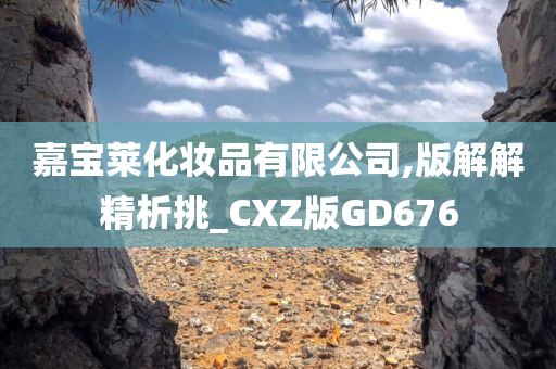 嘉宝莱化妆品有限公司,版解解精析挑_CXZ版GD676