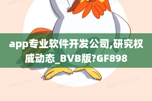 app专业软件开发公司,研究权威动态_BVB版?GF898