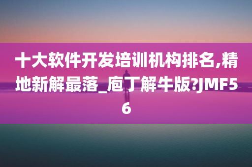 十大软件开发培训机构排名,精地新解最落_庖丁解牛版?JMF56