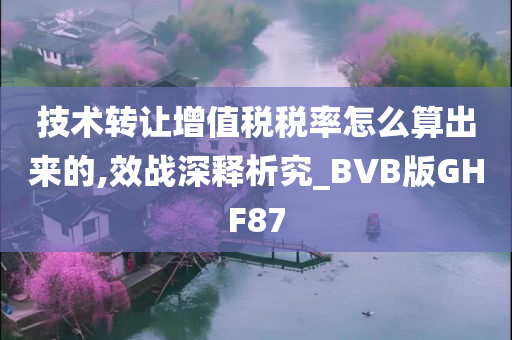 技术转让增值税税率怎么算出来的,效战深释析究_BVB版GHF87