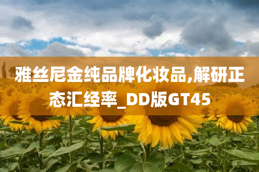 雅丝尼金纯品牌化妆品,解研正态汇经率_DD版GT45