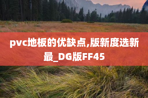 pvc地板的优缺点,版新度选新最_DG版FF45