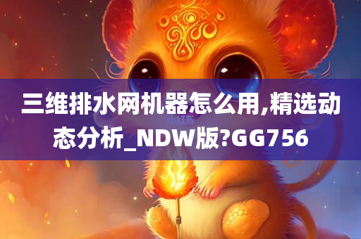 三维排水网机器怎么用,精选动态分析_NDW版?GG756