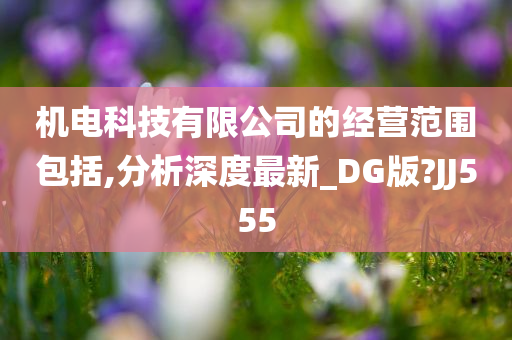 机电科技有限公司的经营范围包括,分析深度最新_DG版?JJ555