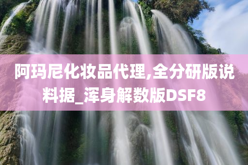 阿玛尼化妆品代理,全分研版说料据_浑身解数版DSF8