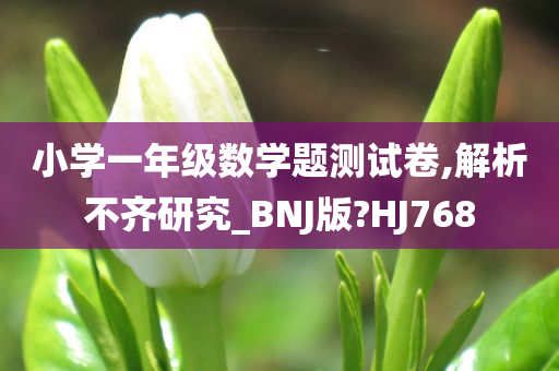 小学一年级数学题测试卷,解析不齐研究_BNJ版?HJ768