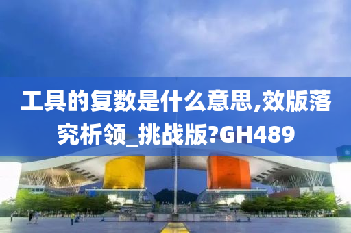 工具的复数是什么意思,效版落究析领_挑战版?GH489