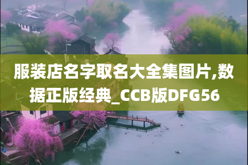 服装店名字取名大全集图片,数据正版经典_CCB版DFG56