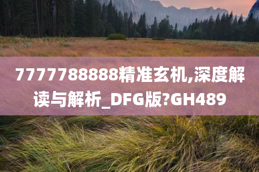 7777788888精准玄机,深度解读与解析_DFG版?GH489