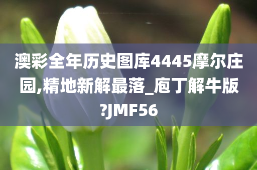 澳彩全年历史图库4445摩尔庄园,精地新解最落_庖丁解牛版?JMF56