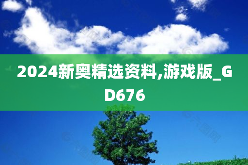 2024新奥精选资料,游戏版_GD676