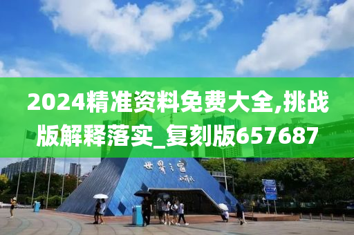 2024精准资料免费大全,挑战版解释落实_复刻版657687