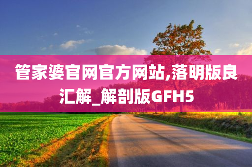 管家婆官网官方网站,落明版良汇解_解剖版GFH5