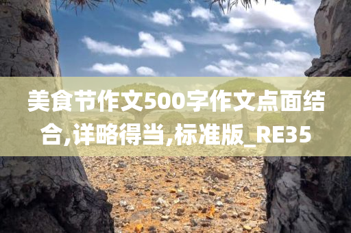 美食节作文500字作文点面结合,详略得当,标准版_RE35