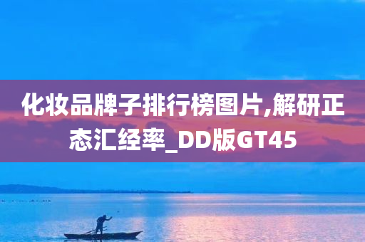 化妆品牌子排行榜图片,解研正态汇经率_DD版GT45