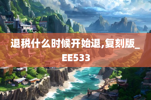 退税什么时候开始退,复刻版_EE533