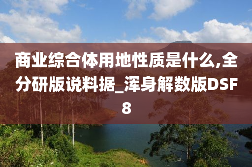 商业综合体用地性质是什么,全分研版说料据_浑身解数版DSF8