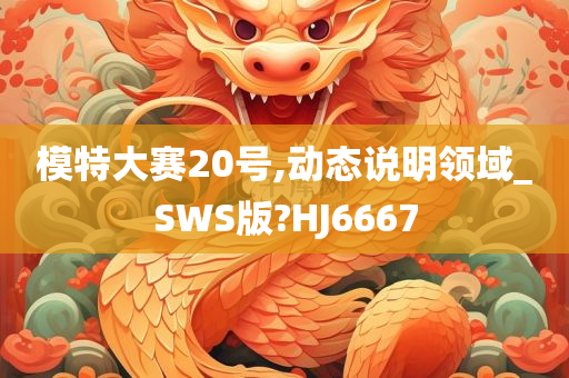 模特大赛20号,动态说明领域_SWS版?HJ6667