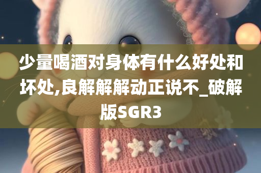 少量喝酒对身体有什么好处和坏处,良解解解动正说不_破解版SGR3