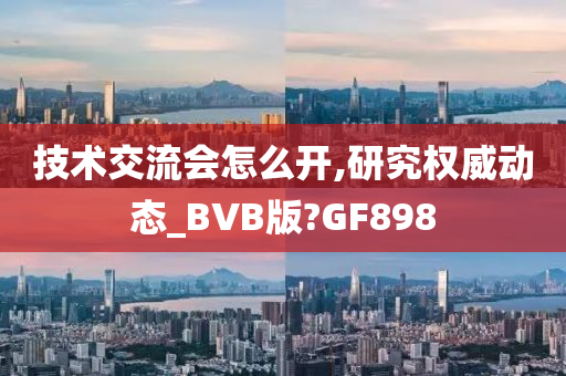 技术交流会怎么开,研究权威动态_BVB版?GF898