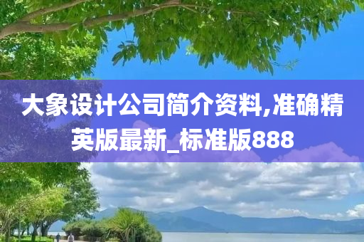 大象设计公司简介资料,准确精英版最新_标准版888