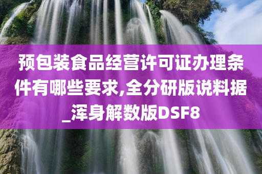 预包装食品经营许可证办理条件有哪些要求,全分研版说料据_浑身解数版DSF8