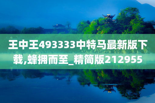 王中王493333中特马最新版下载,蜂拥而至_精简版212955