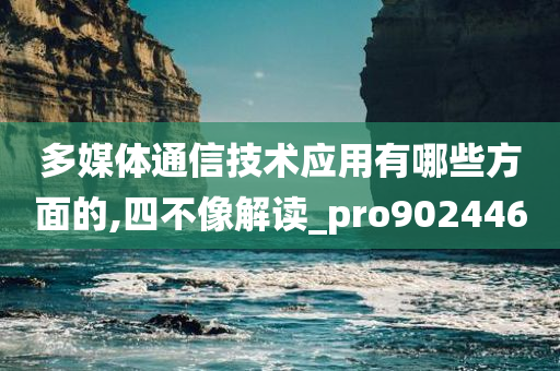 多媒体通信技术应用有哪些方面的,四不像解读_pro902446