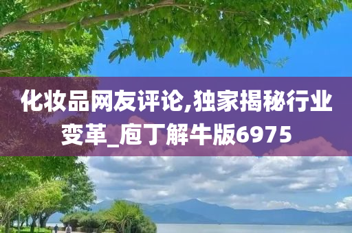 化妆品网友评论,独家揭秘行业变革_庖丁解牛版6975