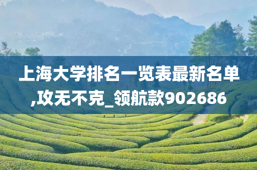 上海大学排名一览表最新名单,攻无不克_领航款902686