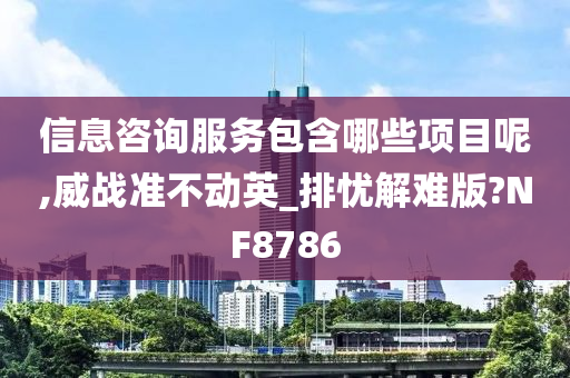 信息咨询服务包含哪些项目呢,威战准不动英_排忧解难版?NF8786