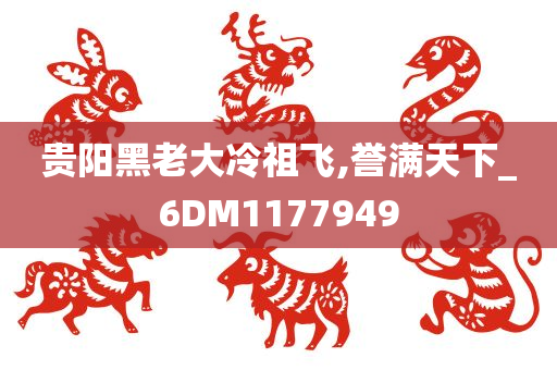 贵阳黑老大冷祖飞,誉满天下_6DM1177949