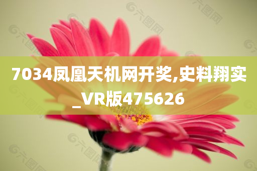 7034凤凰天机网开奖,史料翔实_VR版475626