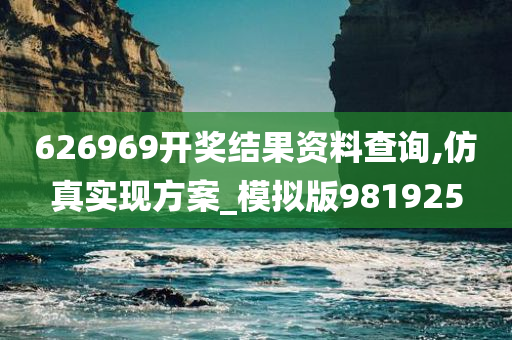 626969开奖结果资料查询,仿真实现方案_模拟版981925