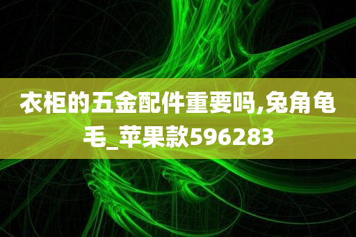 衣柜的五金配件重要吗,兔角龟毛_苹果款596283