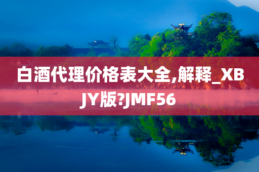 白酒代理价格表大全,解释_XBJY版?JMF56