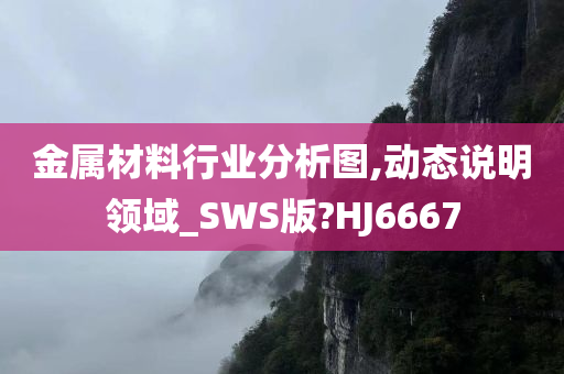 金属材料行业分析图,动态说明领域_SWS版?HJ6667