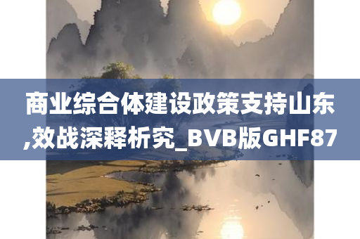 商业综合体建设政策支持山东,效战深释析究_BVB版GHF87