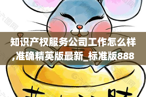 知识产权服务公司工作怎么样,准确精英版最新_标准版888