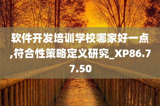 软件开发培训学校哪家好一点,符合性策略定义研究_XP86.77.50