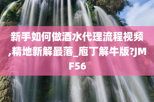 新手如何做酒水代理流程视频,精地新解最落_庖丁解牛版?JMF56