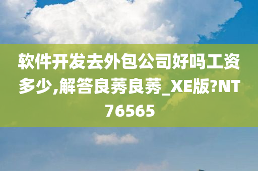 软件开发去外包公司好吗工资多少,解答良莠良莠_XE版?NT76565