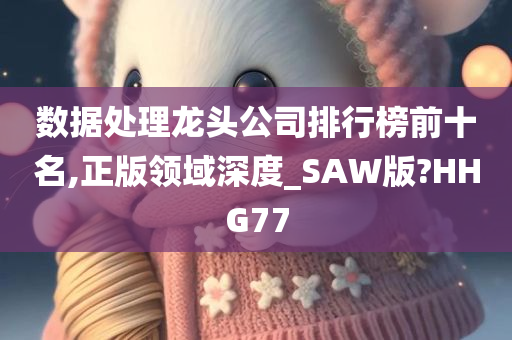 数据处理龙头公司排行榜前十名,正版领域深度_SAW版?HHG77