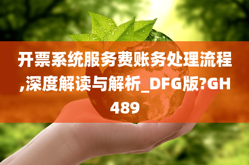 开票系统服务费账务处理流程,深度解读与解析_DFG版?GH489