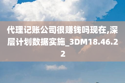 代理记账公司很赚钱吗现在,深层计划数据实施_3DM18.46.22